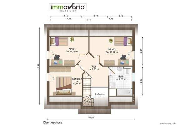 Grundriss Dachgeschoss