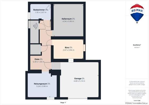 REMAX Immobilien DeLux Einfamilienhaus Grundriss KG Bexbach Mark Borowicz