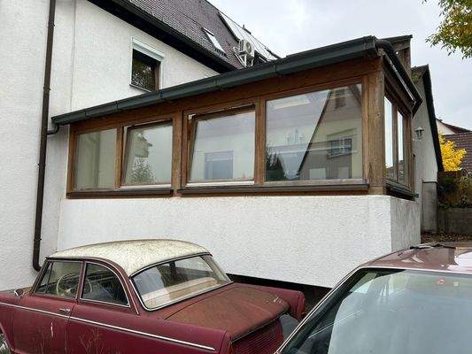 Blick auf den Wintergarten