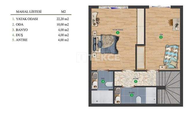 Flats for Sale in a New Project in Ankara İncek