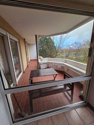 Blick auf den Balkon