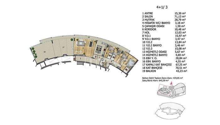 Apartments in a Brand Project in Başakşehir İstanbul