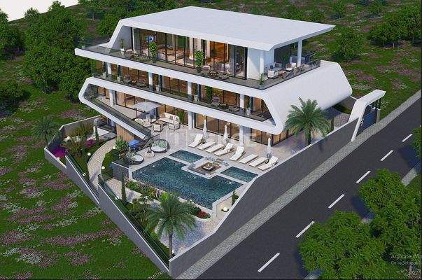 Sea-View Stylish Detached Villa with Private Pool in Alanya