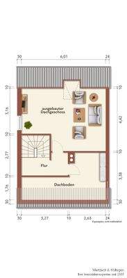 Dachgeschoss ausgebaut