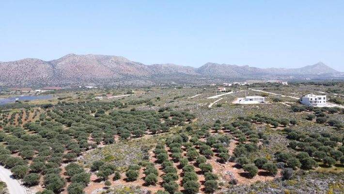 Kreta, Chorafakia Chania: Grundstück mit Meer- und Bergblick zu verkaufen