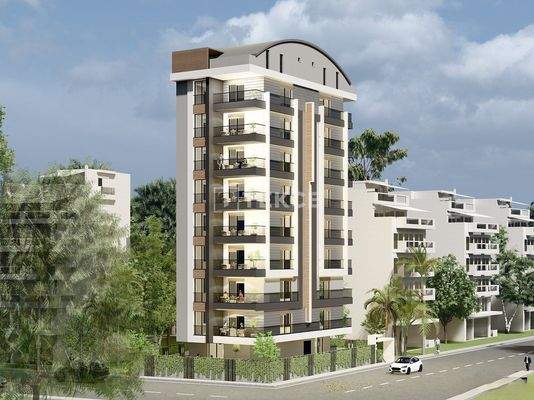 New Apartments 50 m from 100.Yıl Boulevard in Antalya Muratpaşa