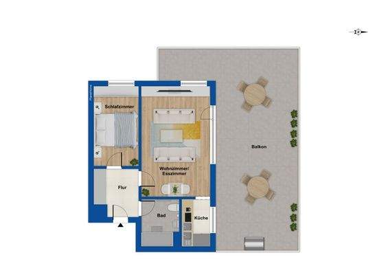 Grundriss Dachgeschoss