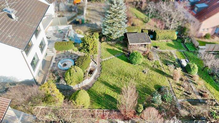 Blick auf den Garten