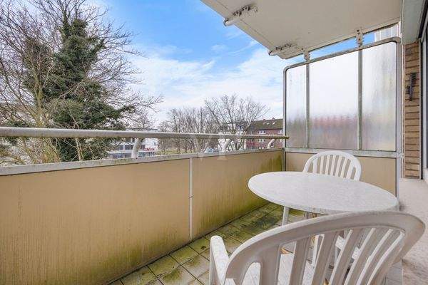 Musterwohnung Balkon