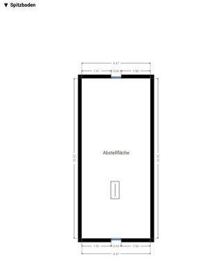 Grundriss Spitzboden