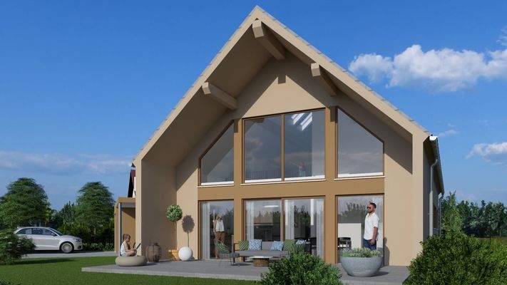 eindrucksvolle Hausansicht