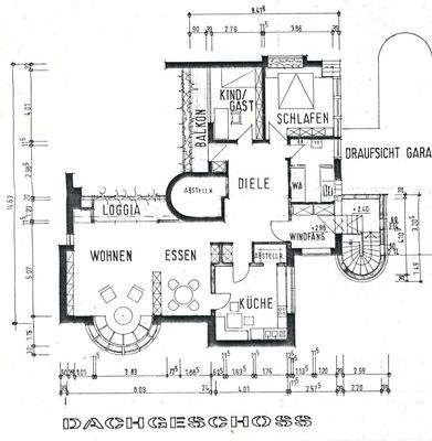Grundriss Dachgeschoss 