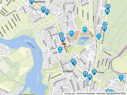 Geolyzer Kartenausschnitt