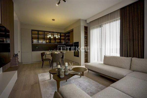 1-Bedroom Apartments in a Mall-Concept Complex in Ankara