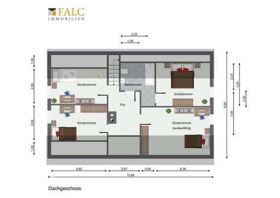 Grundriss Dachgeschoss