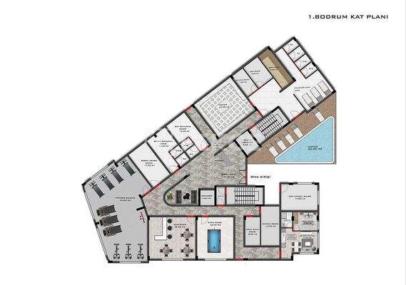 Elegant Design Flats in a Complex in Alanya Antalya