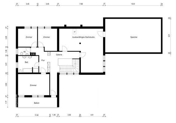 Grundriss Dachgeschoss