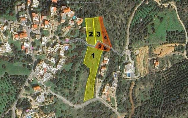 Kreta, Katsikia: Gruppe von Grundstücken mit Meerblick zu verkaufen