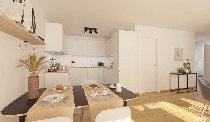 In der offenen Wohnküche bereiten Sie köstliche Ma