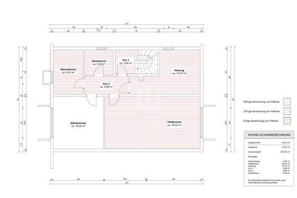 Grundriss Untergeschoss