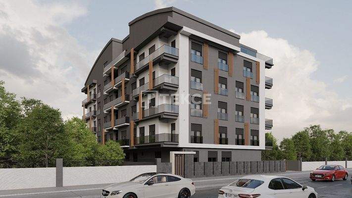 Flats 300 m From the Cliffs in Kaleiçi, Muratpaşa