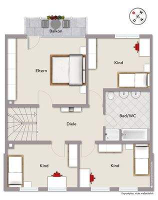 Grundriss Obergeschoss