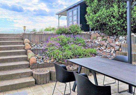 Terrasse der Gästewohnung in Sassnitz