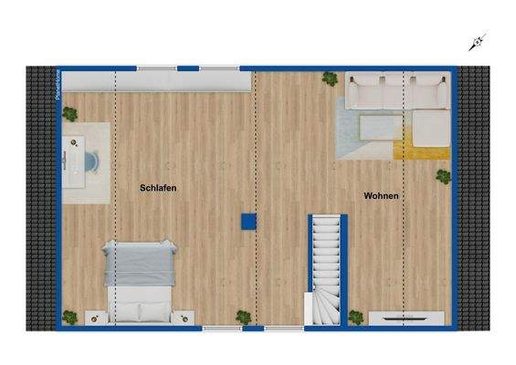 ausbaufähiges Dachstudio