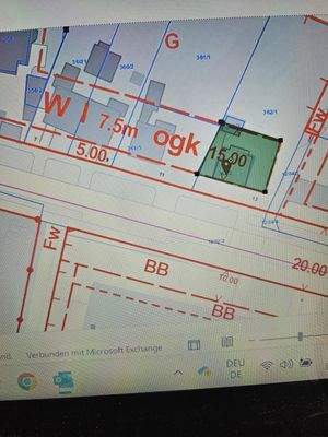 Bebauung + Baulinien