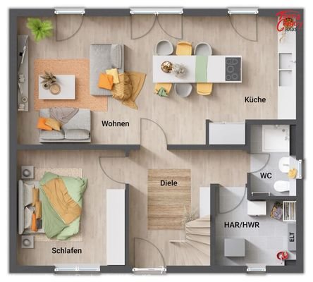 Grundriss EG 6Zimmer