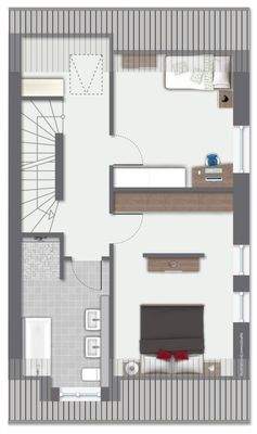 Grundriss Obergeschoss - nicht maßstabsgerecht