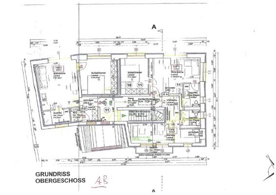 Grundriss Altbestand OG