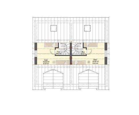 Grundriss Spitzboden