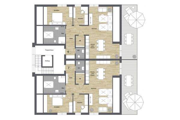 009 - Grundrissplan - Dachgeschoss