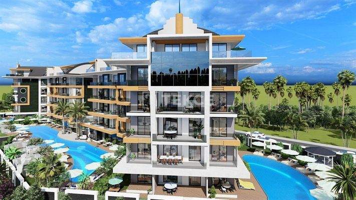 Chic Flats with Smart Home Systems in Oba Alanya