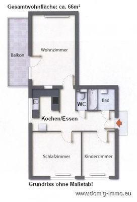Grundriss ohne Maßstab