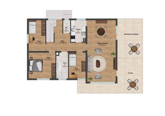Grundriss Obergeschoss - AP5U0A-2
