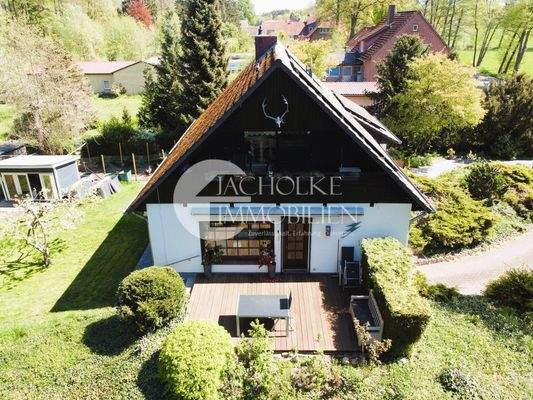 Ansicht Haus Terrasse