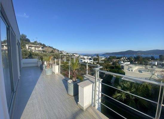 Furnished Apartment with Cove View in Bodrum Türkbükü