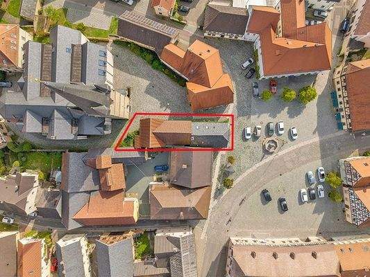 Vogelperspektive, Marktplatz 14 + 15