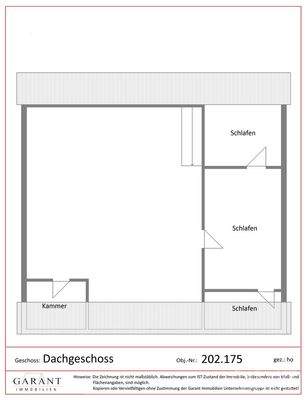Grundriss Dachgeschoss