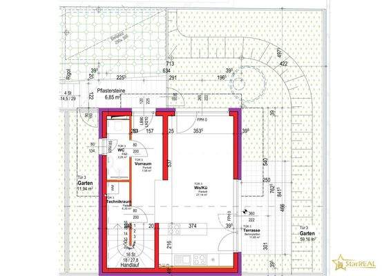 ERDGESCHOSS MIT GARTEN