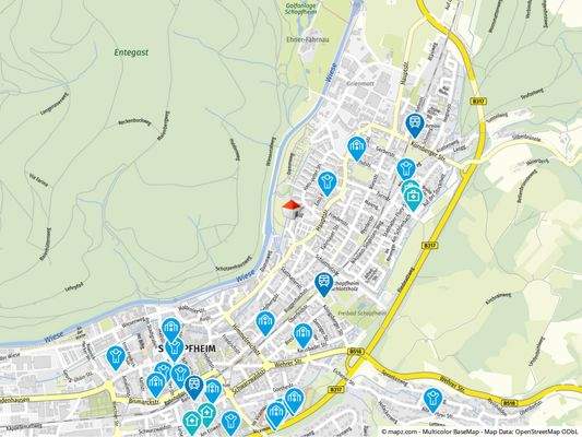 Geolyzer Kartenausschnitt