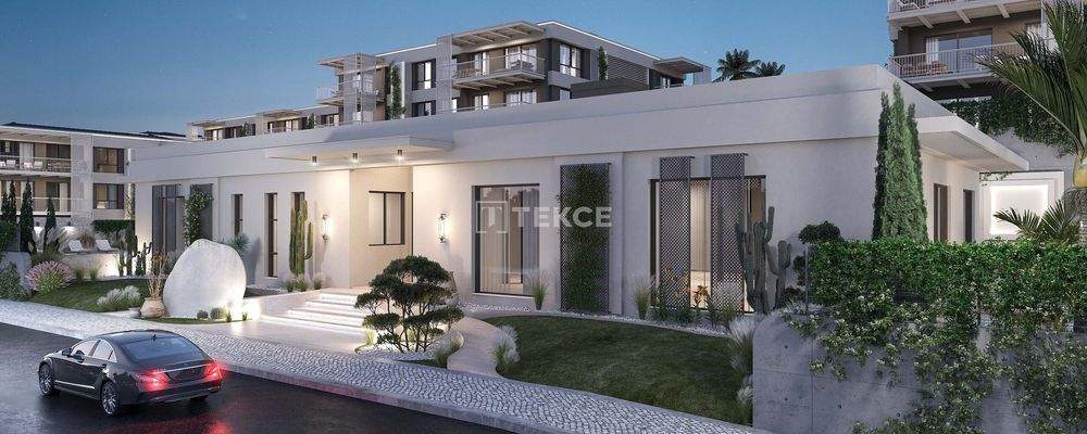 Apartments Close to the Sea in a Gated Complex in Çeşme