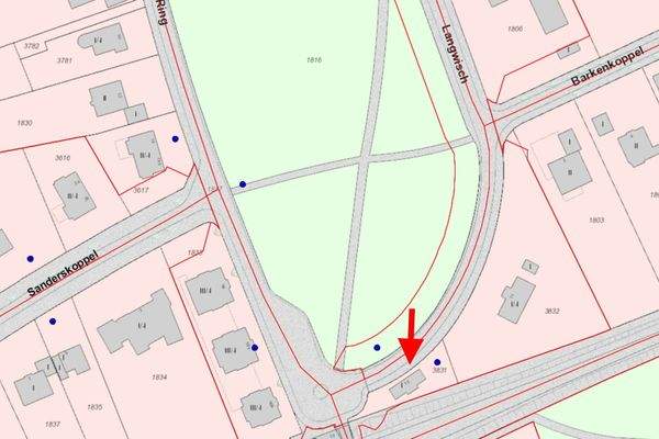 Auzug aus der Flurkarte