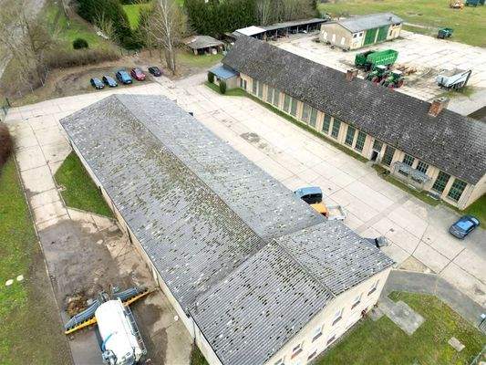 Luftbild Haupthallen