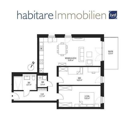 Attraktiver Grundriss