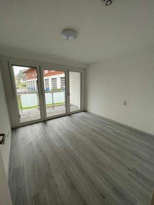 Schlafzimmer mit Balkon