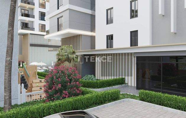 Stylish Real Estate 800 M from the Sea in Mahmutlar Alanya