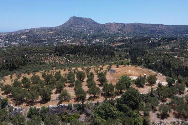 Kreta, Tsivaras: Grundstück in malerischer Lage mit Meerblick zu verkaufen